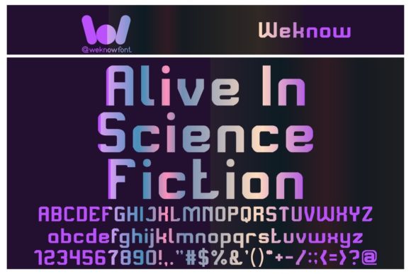 Alive in Science Fiction Font in Real Marketing Campaigns