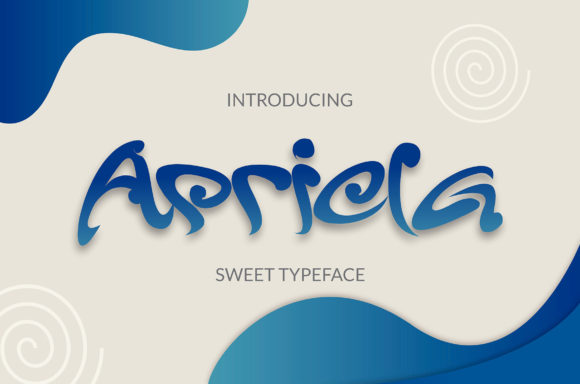 Apriela: A Chic Display Font for Web Design
