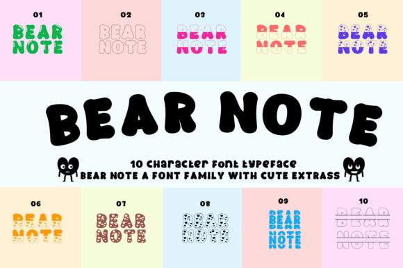 Bear Note Font: A Playful Tool for Marketing Communication