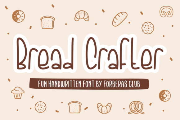 Crafting Heartfelt Designs with the Bread Crafter Font