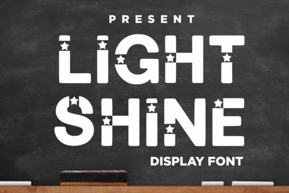 Elevate Your Digital Brand with Light Shine Display Font