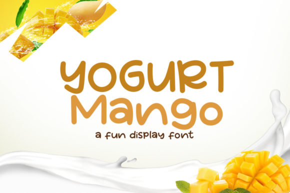 Finding Joy in Editorial Design with Yogurt Mango Font