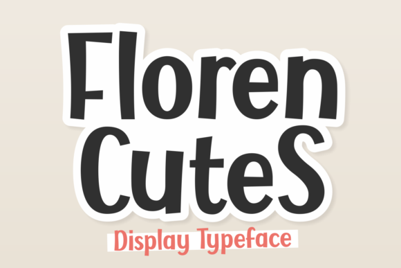 Floren Cutes Font: The Modern Display Typeface for Marketing Campaigns