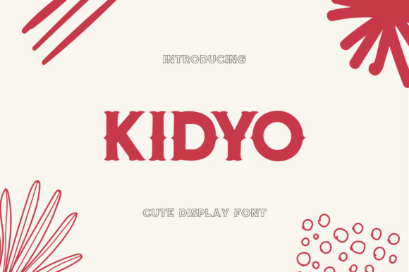 Kidyo: A Premium Display Font for Makers and Creators