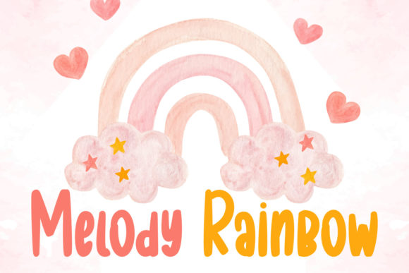 Melody Rainbow: A Joyful Display Font for Editorial Projects