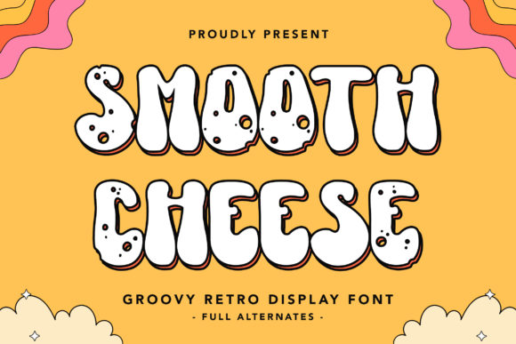Smooth Cheese Font Review: A Retro Display Typeface with Bold Charm