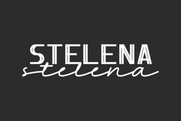 Stelena: A Chic and Cheery Display Font for Digital Design