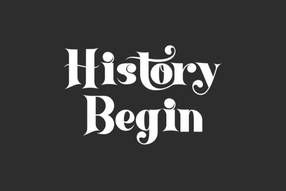 Testing History Begin: A Display Font for Distinct Branding