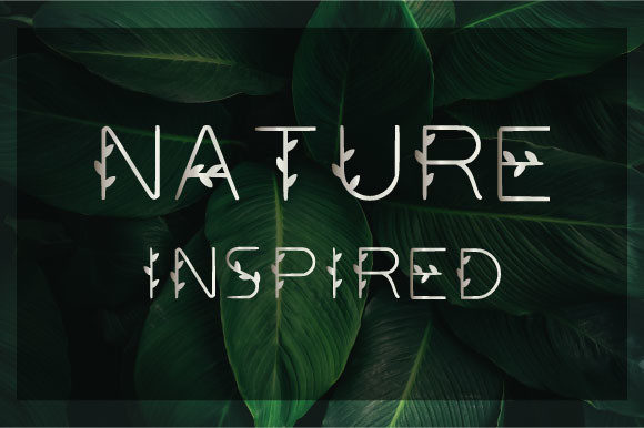 The Nature Inspired Font: A Craft Makers Delicate Typeface
