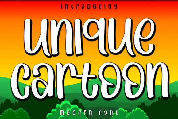 Unique Cartoon: A Handwritten Font for Editorial Expression