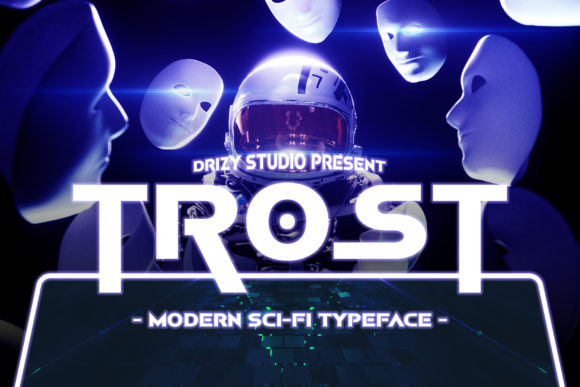 Using Trost, a Futuristic Display Font, for Real Branding Projects